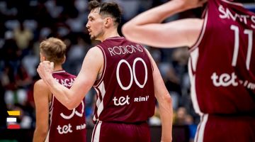 Latvijas BASKETBOLA IZLASEI priekšā divas pārbaudes spēle