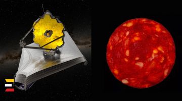 Jaunajā Džeimsa Veba TELESKOPA attēlā redzama desas šķēle