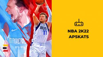 DISKUSIJA: Videospēles NBA 2k22 apskats