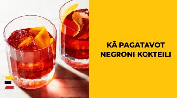 Kā pagatavot izsmalcinātu NEGRONI?