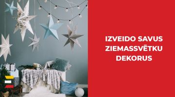 10 vienkāršas dekoru idejas Ziemassvētkiem. Izgatavo pats!