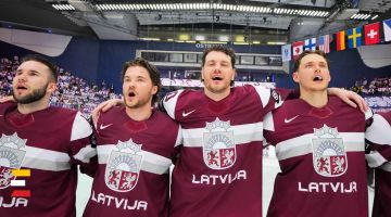 LATVIJAI svarīga spēle pret ASV par 1/4 finālu