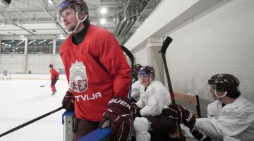Latvijas hokejistiem divas pārbaudes spēles pret Austriju