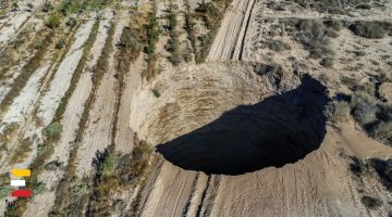 Čīlē parādījusies iespaidīga izmēra BEDRE