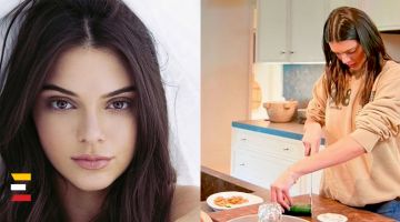 Kendala Dženere demonstrē gurķa griešanas prasmes